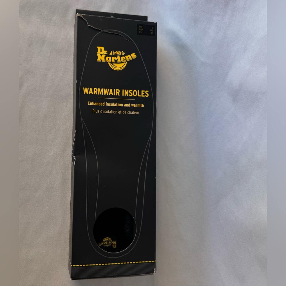 Dr. Martens WarmWair Insoles Black Women's US Size 5